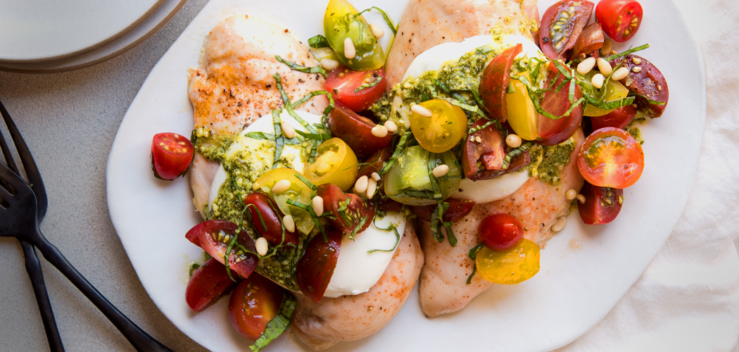 pesto tomato chicken