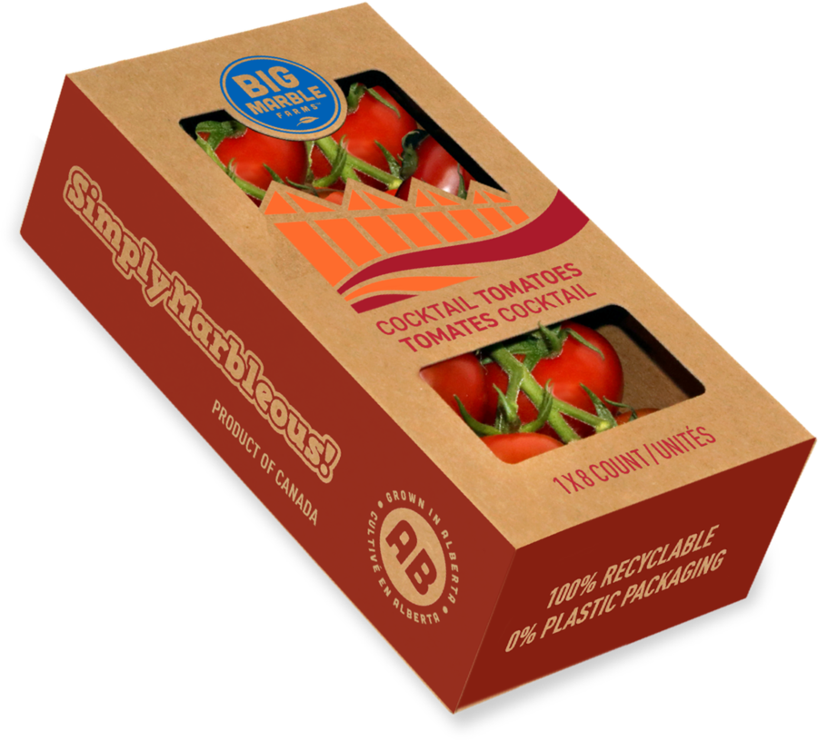 Cocktail Tomatoes in Sustainable Packaging