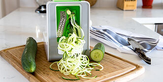 Spiralled Cucumber Noodles