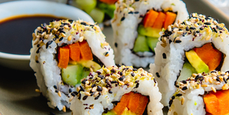 Big Marble Sushi Roll Group Photo