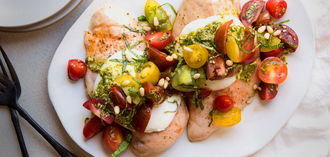pesto tomato chicken