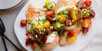 pesto tomato chicken