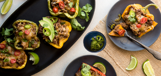 taco stuffed peppers