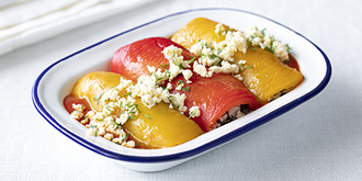 Sweet Bell Pepper Rolls